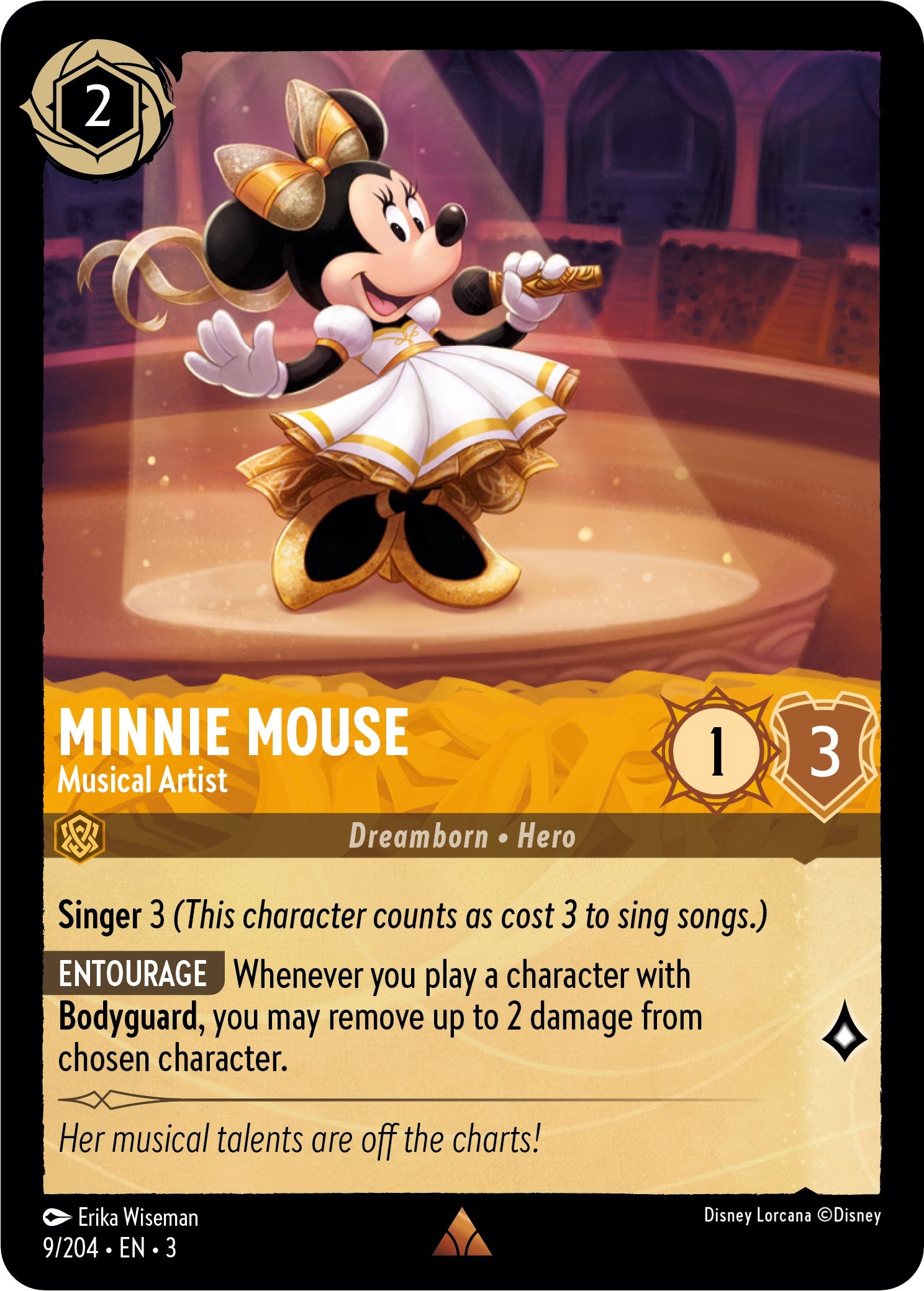 Minnie Mouse - Musical Artist (9/204) [Into the Inklands] | Webway Games