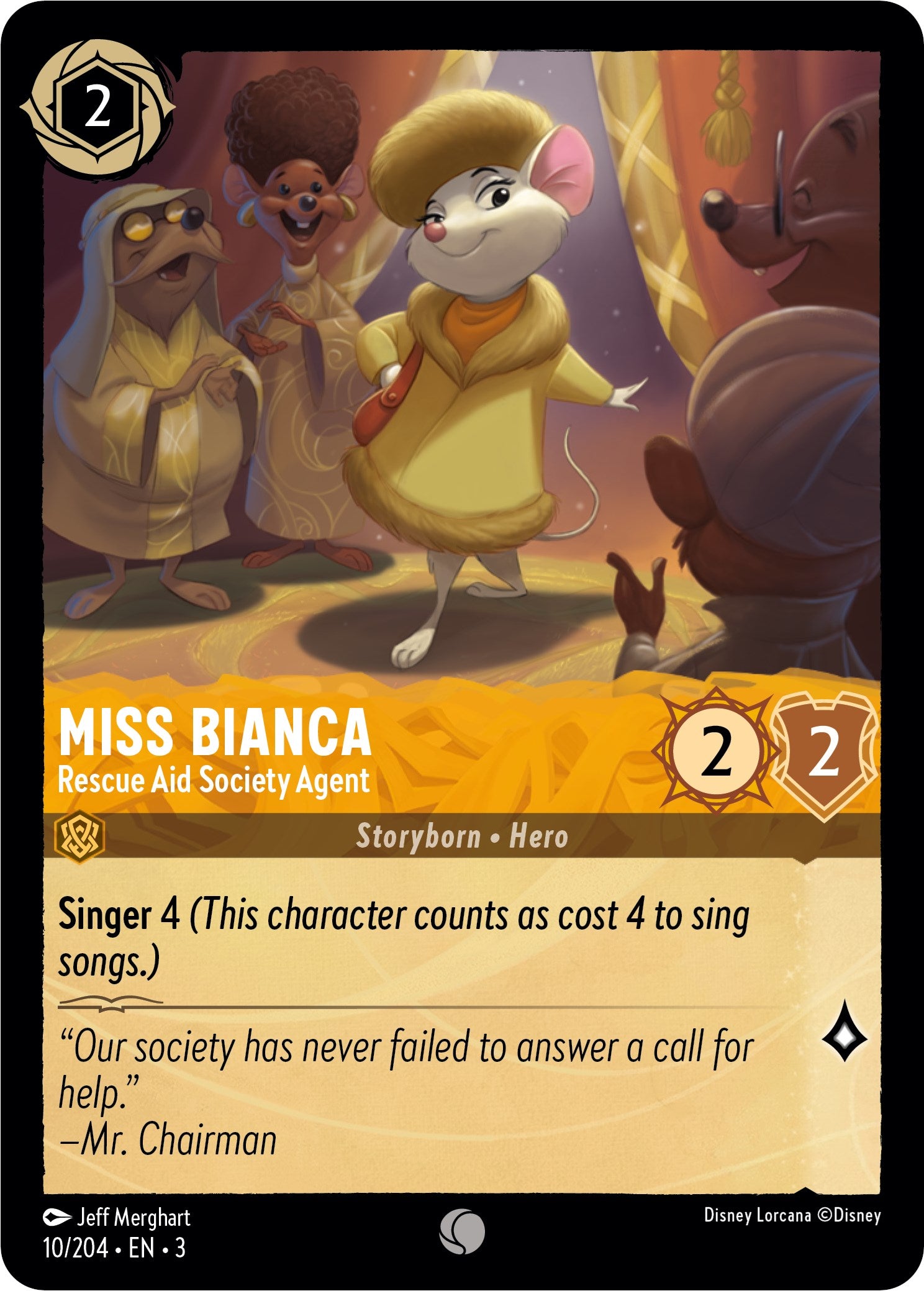 Miss Bianca - Rescue Aid Society Agent (10/204) [Into the Inklands] | Webway Games
