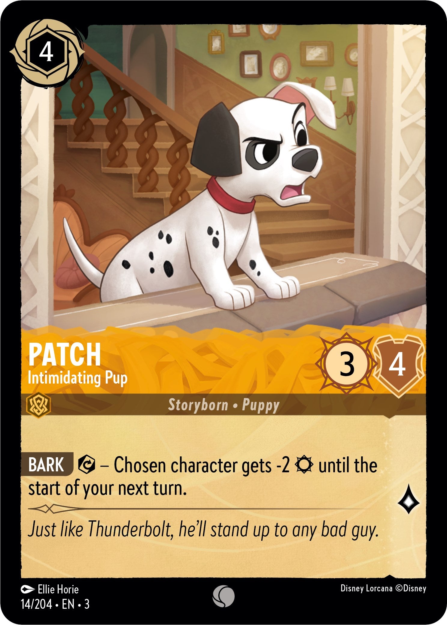 Patch - Intimidating Pup (14/204) [Into the Inklands] | Webway Games