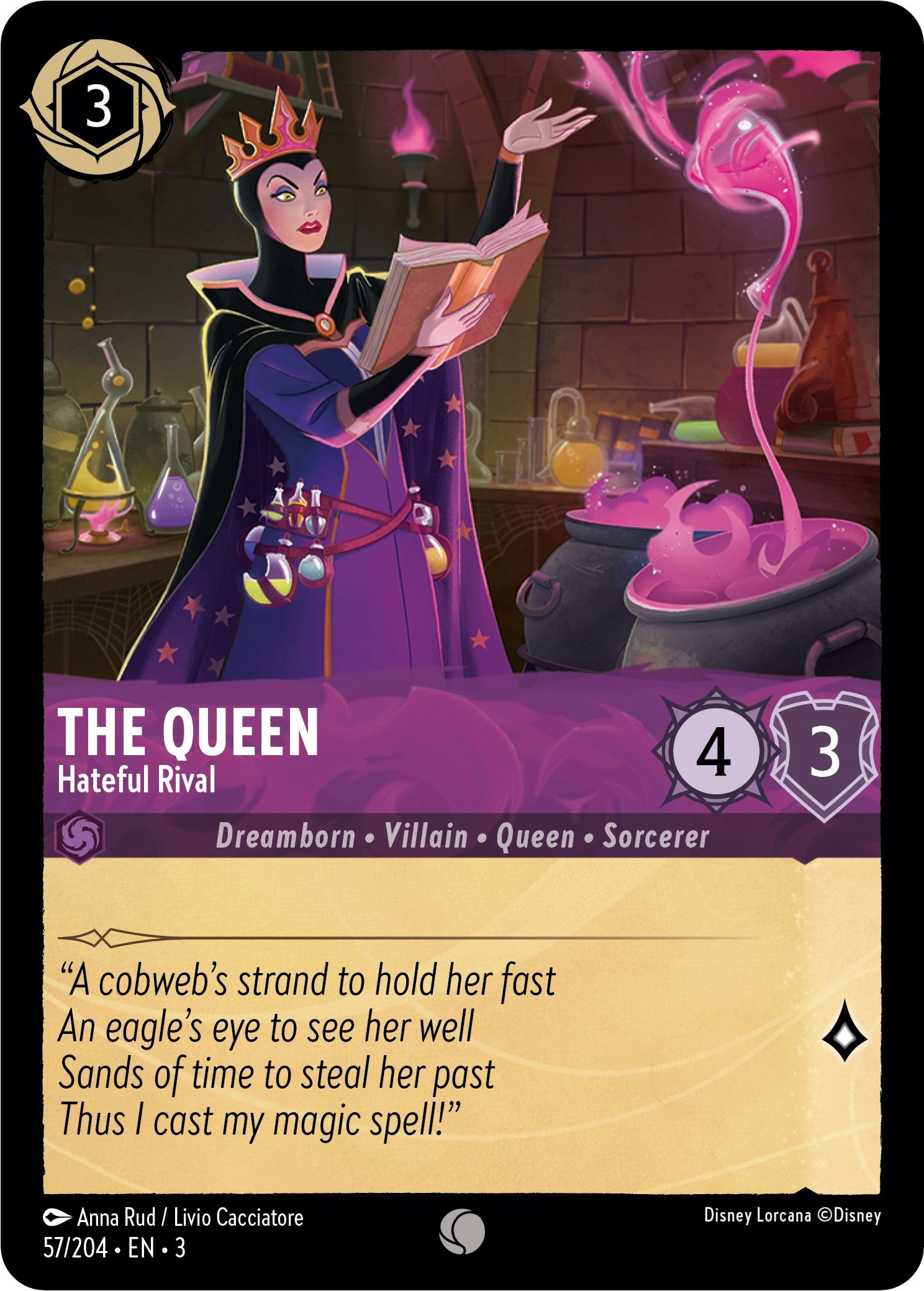 The Queen - Hateful Rival (57/204) [Into the Inklands] | Webway Games