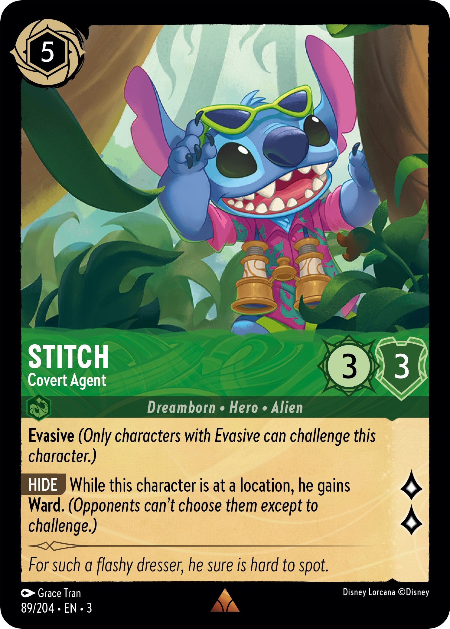 Stitch - Covert Agent (89//204) [Into the Inklands] | Webway Games