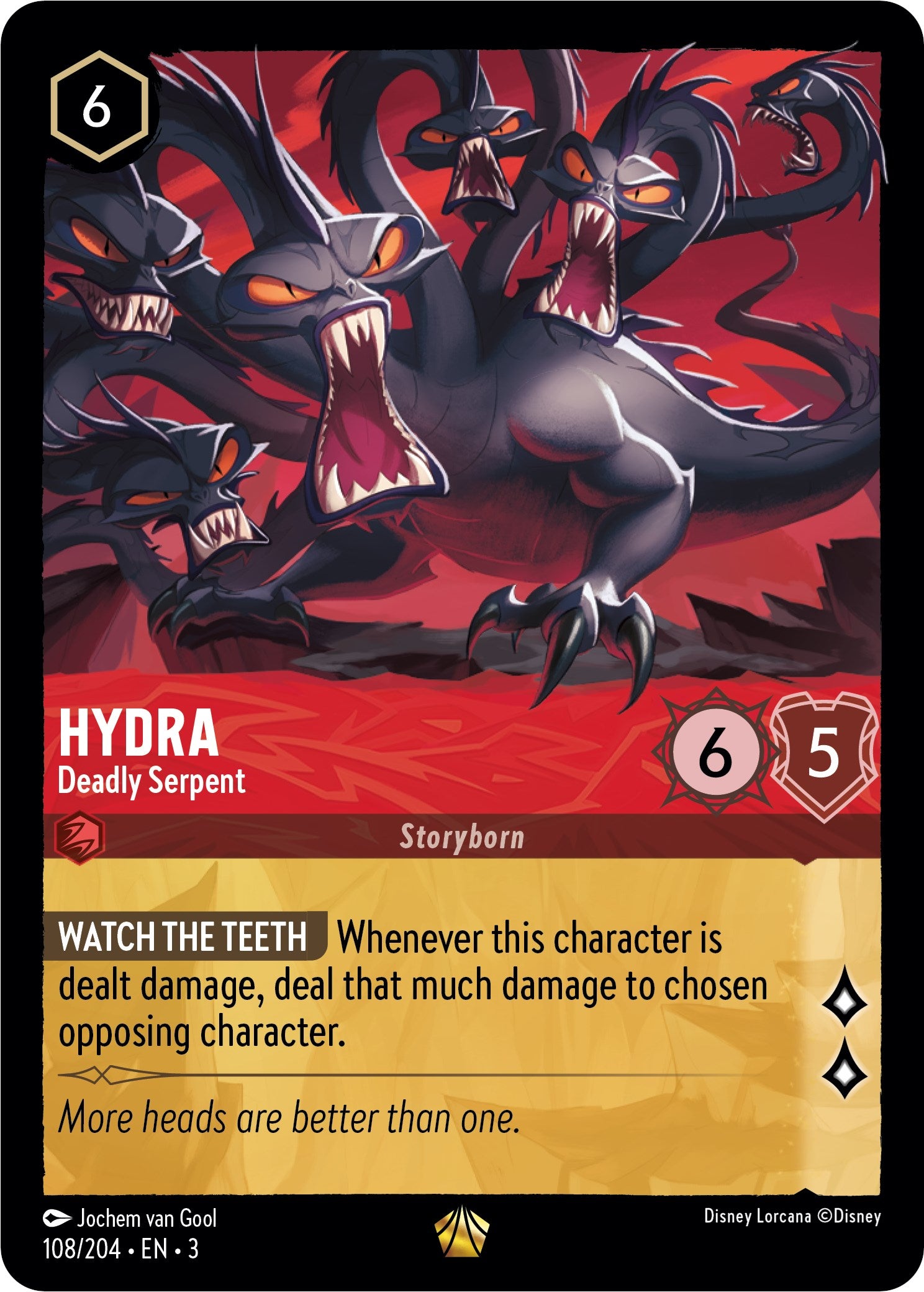 Hydra - Deadly Serpent (108/204) [Into the Inklands] | Webway Games
