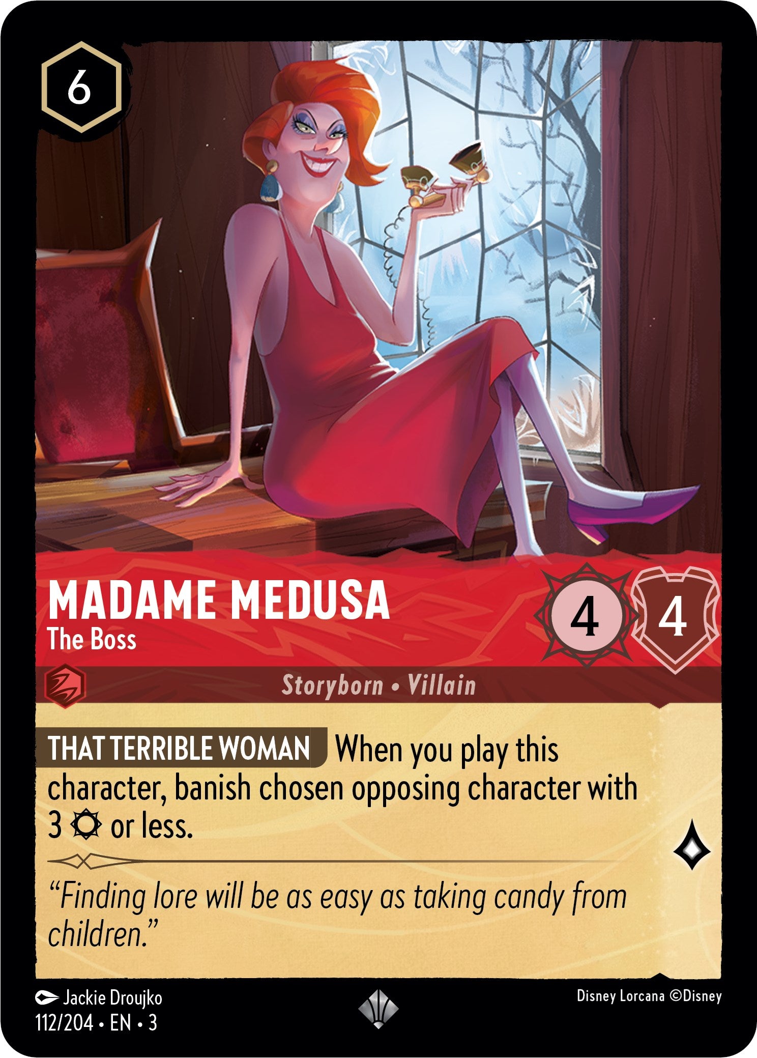 Madame Medusa - The Boss (112/204) [Into the Inklands] | Webway Games