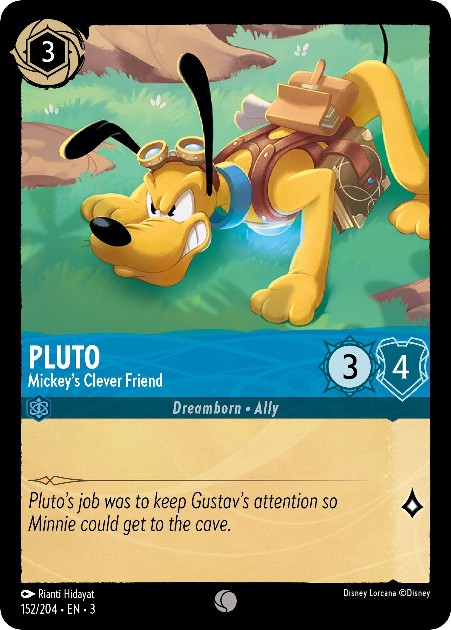 Pluto - Mickey's Clever Friend (152/204) [Into the Inklands] | Webway Games