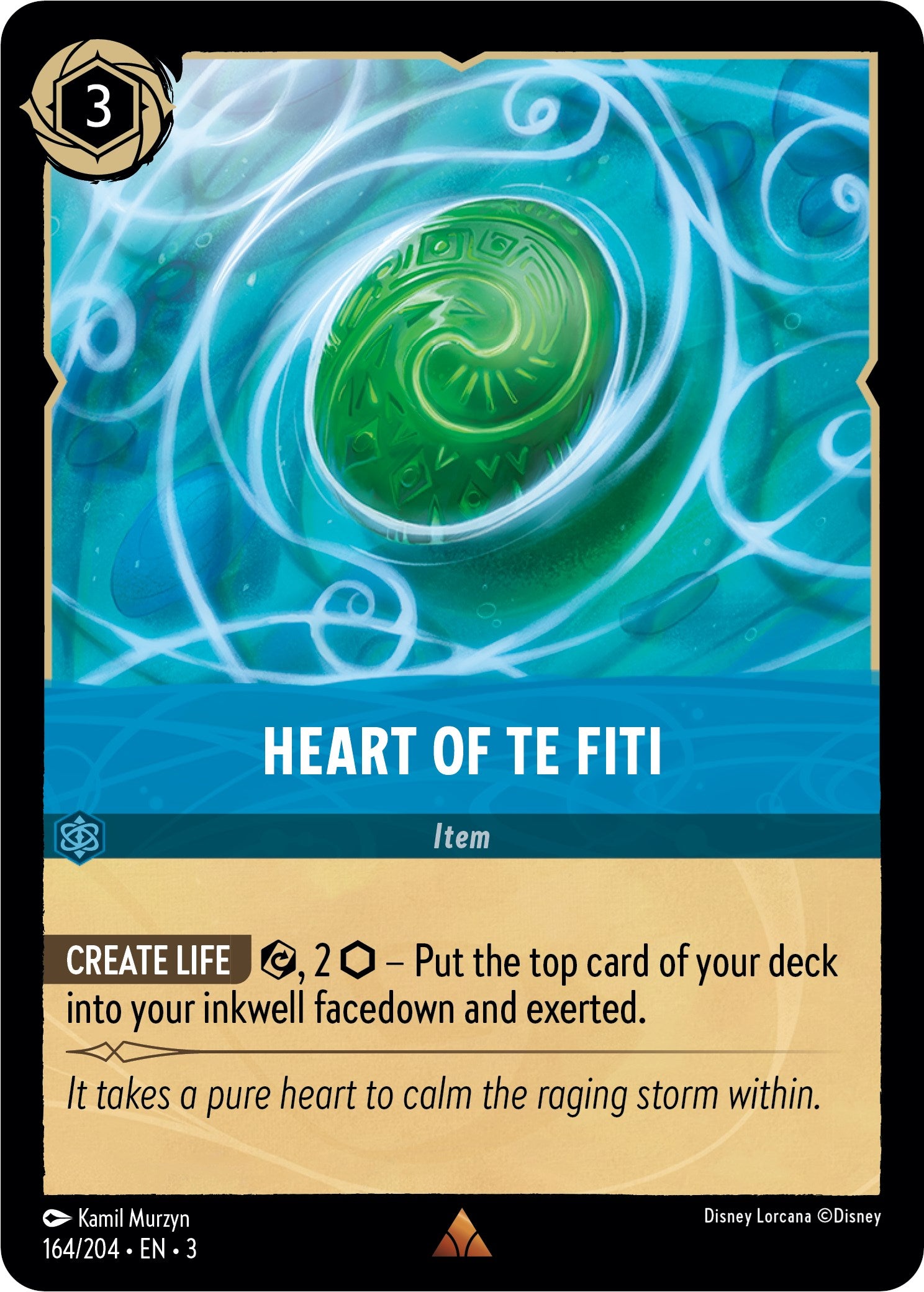 Heart of Te Fiti (164//204) [Into the Inklands] | Webway Games
