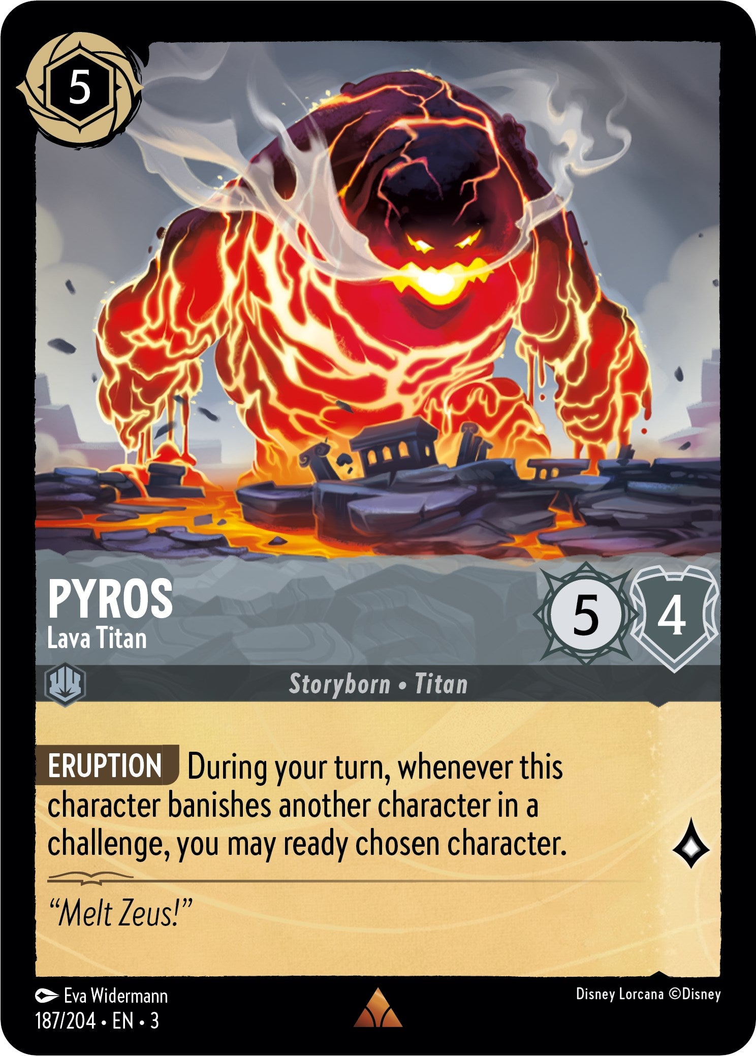 Pyros - Lava Titan (187/204) [Into the Inklands] | Webway Games