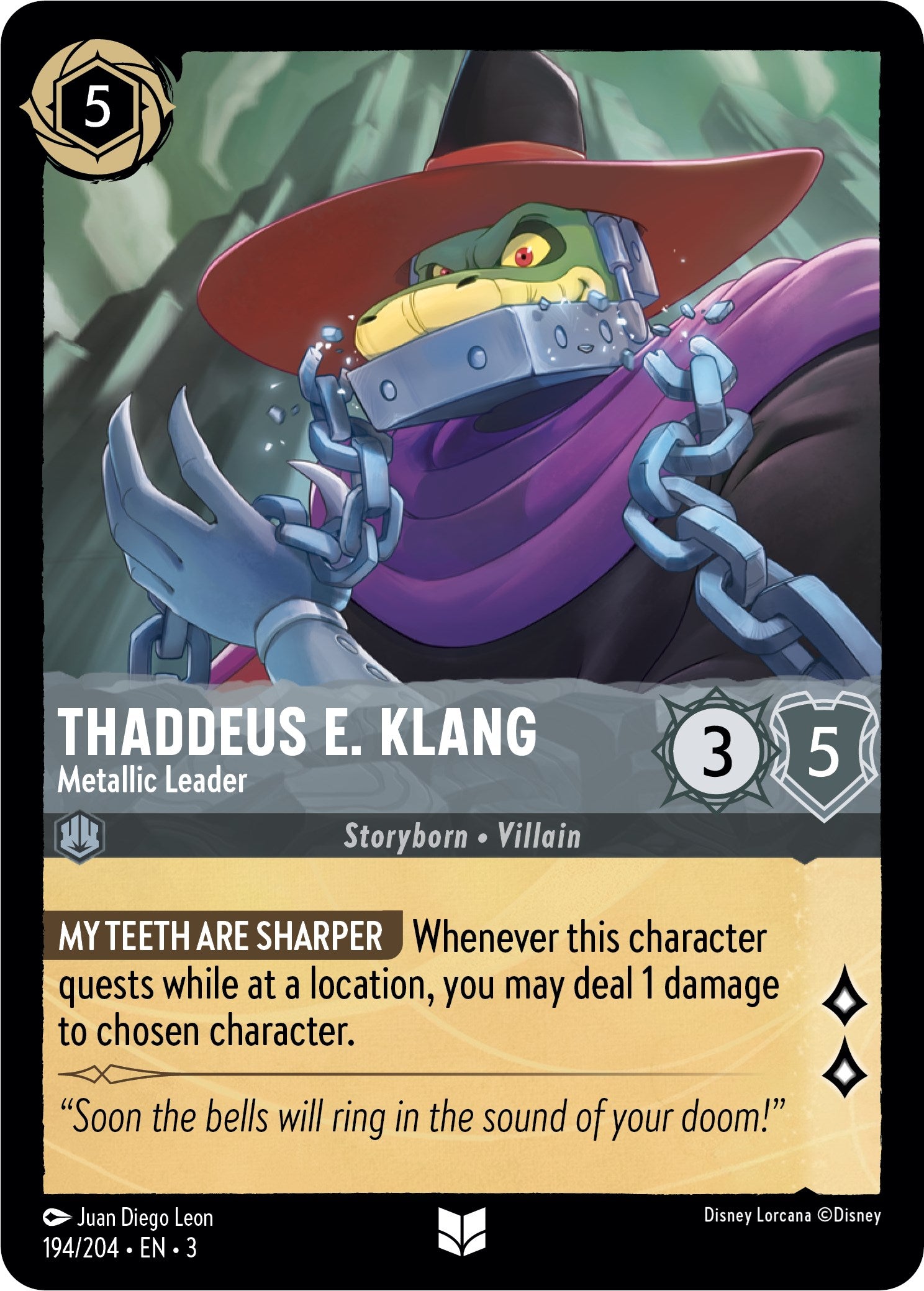 Thaddeus E. Klang - Metallic Leader (194/204) [Into the Inklands] | Webway Games
