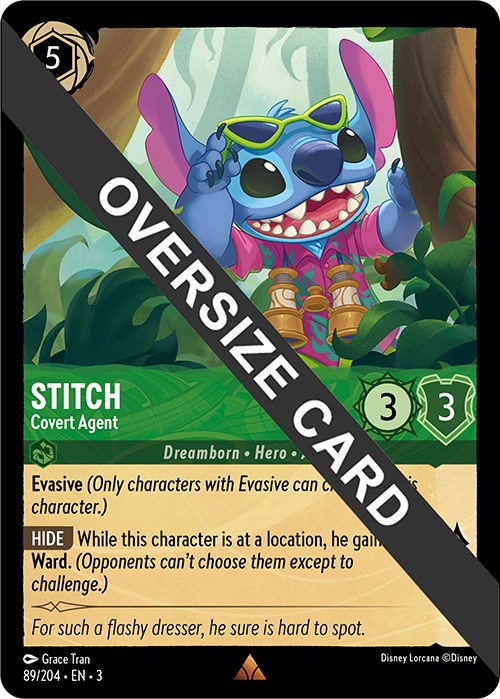 Stitch - Covert Agent (Oversized) (89//204) [Into the Inklands] | Webway Games