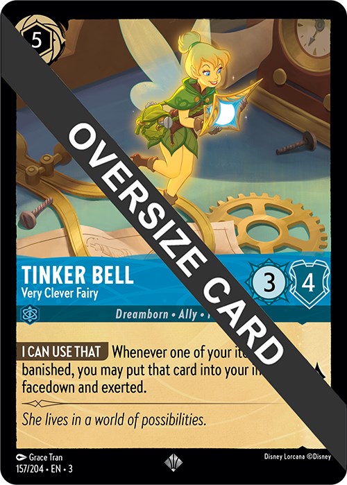 Tinker Bell - Very Clever Fairy (Oversized) (157/204) [Into the Inklands] | Webway Games