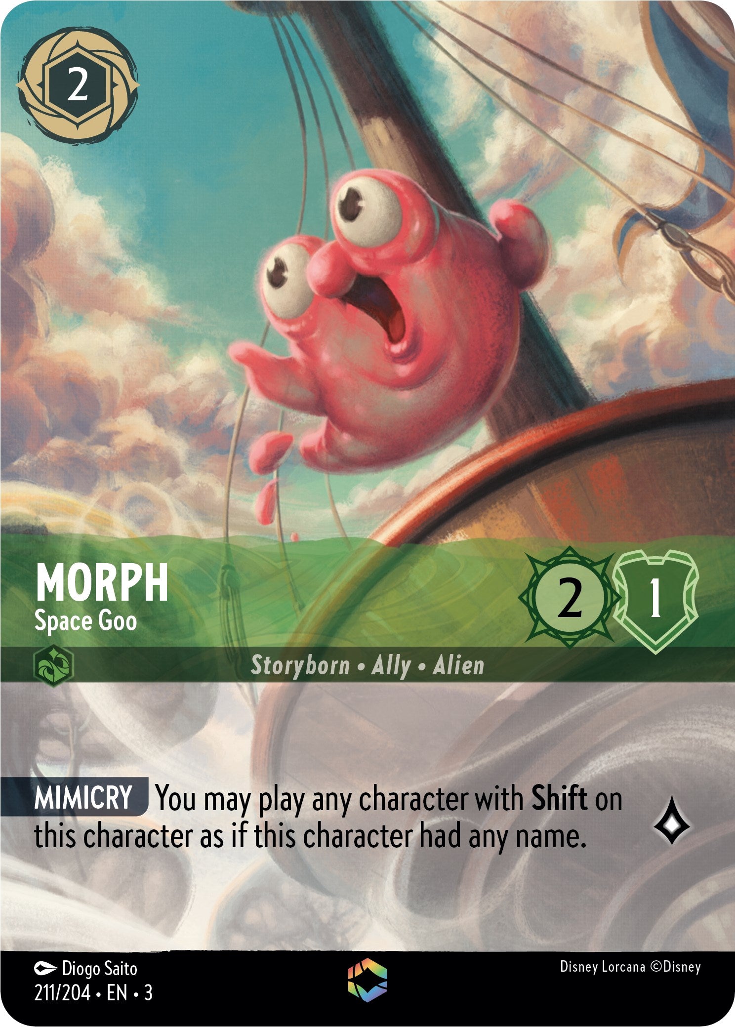 Morph - Space Goo (Alternate Art) (211/204) [Into the Inklands] | Webway Games