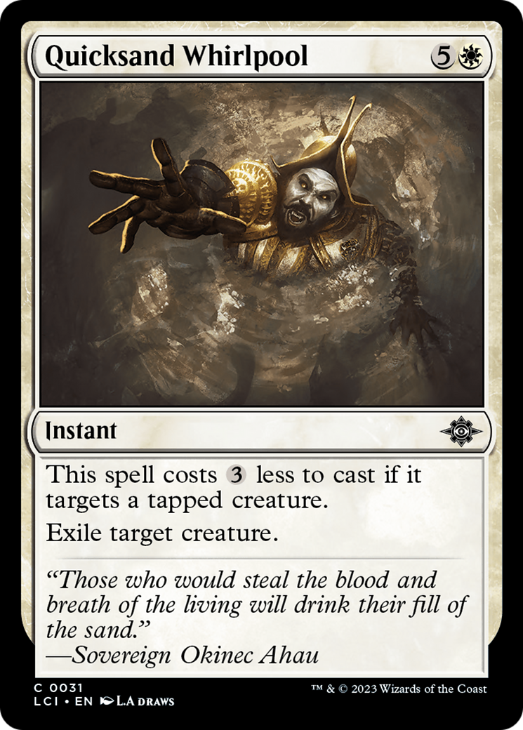 Quicksand Whirlpool [The Lost Caverns of Ixalan] | Webway Games