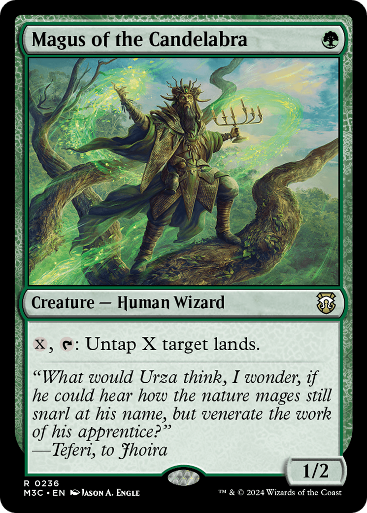 Magus of the Candelabra (Ripple Foil) [Modern Horizons 3 Commander] | Webway Games