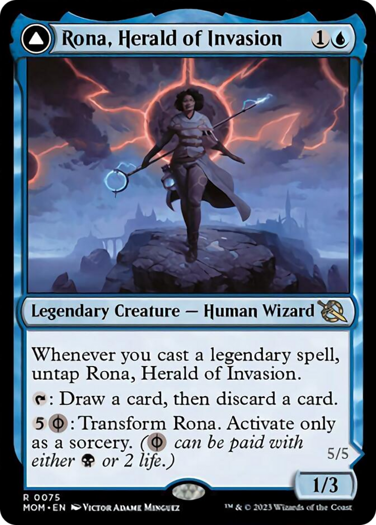 Rona, Herald of Invasion // Rona, Tolarian Obliterator [March of the Machine] | Webway Games