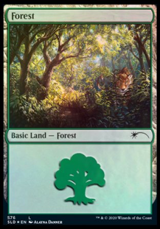 Forest (Cats) (576) [Secret Lair Drop Promos] | Webway Games