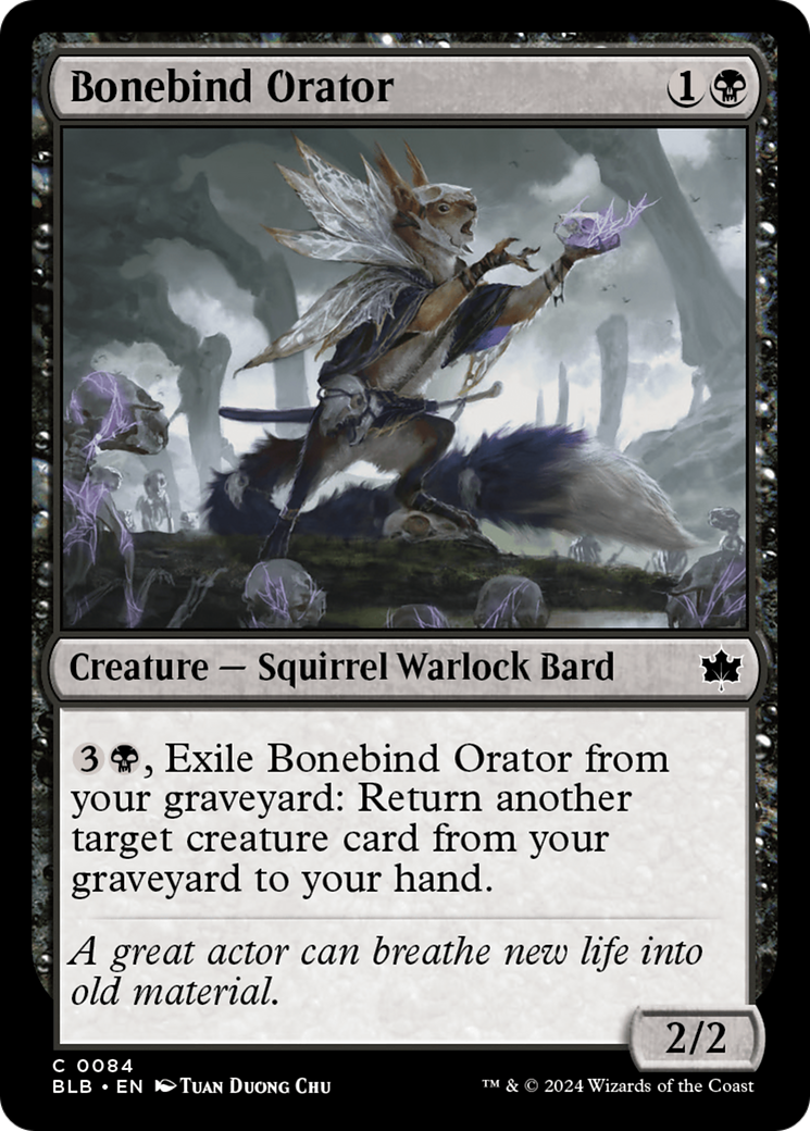 Bonebind Orator [Bloomburrow] | Webway Games