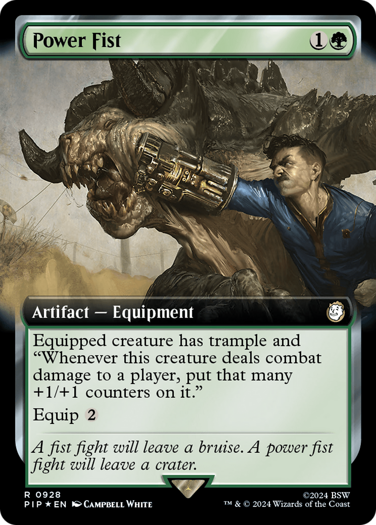 Power Fist (Extended Art) (Surge Foil) [Fallout] | Webway Games