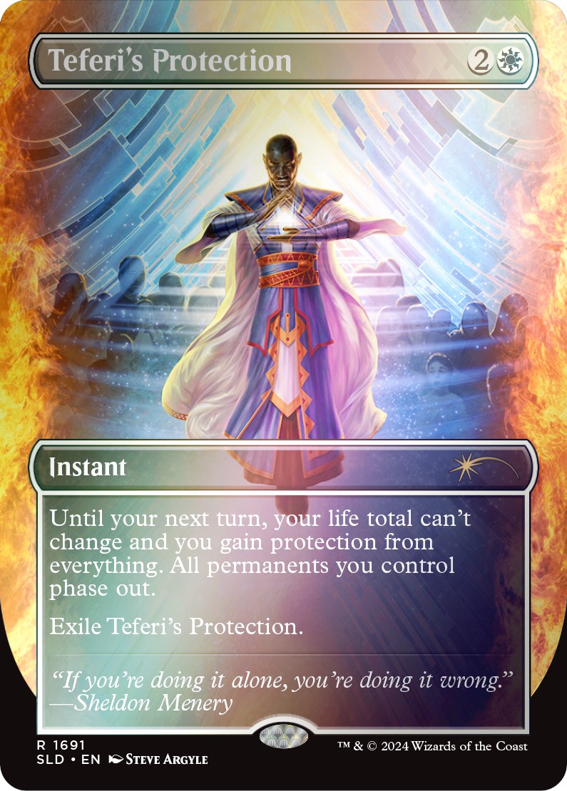 Teferi's Protection (1691) (Rainbow Foil) [Secret Lair: Sheldon's Spellbook] | Webway Games