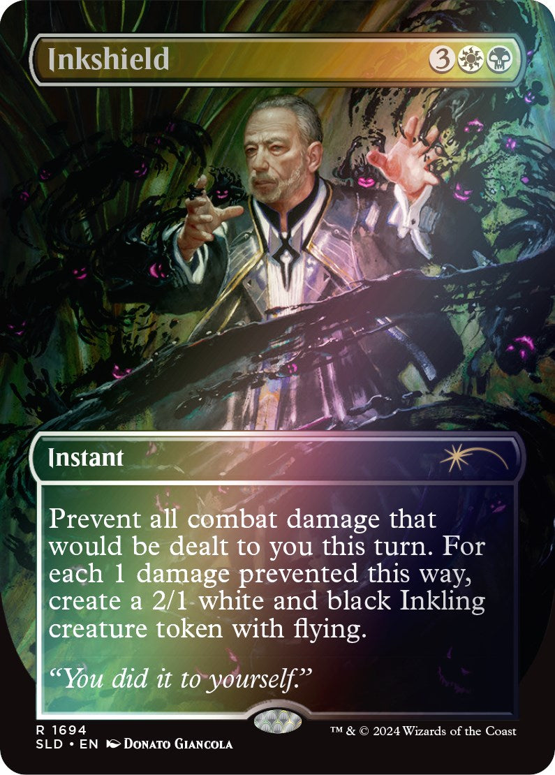 Inkshield (Rainbow Foil) [Secret Lair: Sheldon's Spellbook] | Webway Games