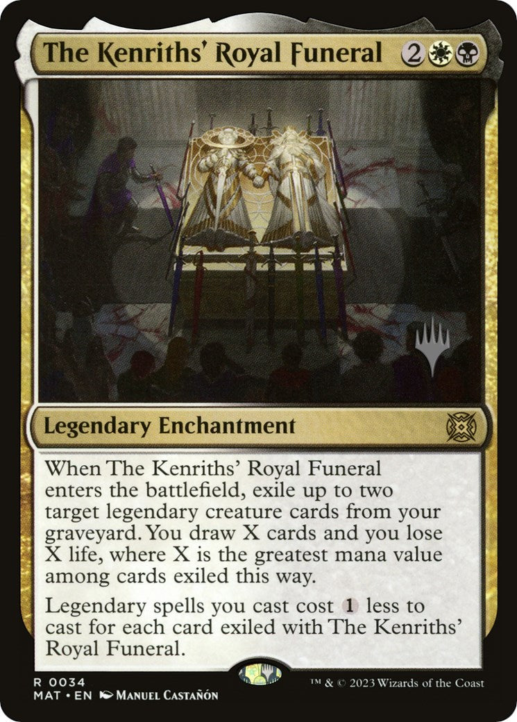 The Kenriths' Royal Funeral (Promo Pack) [Murders at Karlov Manor Promos] | Webway Games