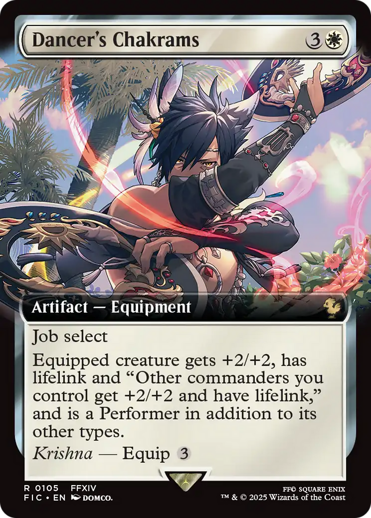 Dancer's Chakrams (Extended Art) [FINAL FANTASY Commander] | Webway Games