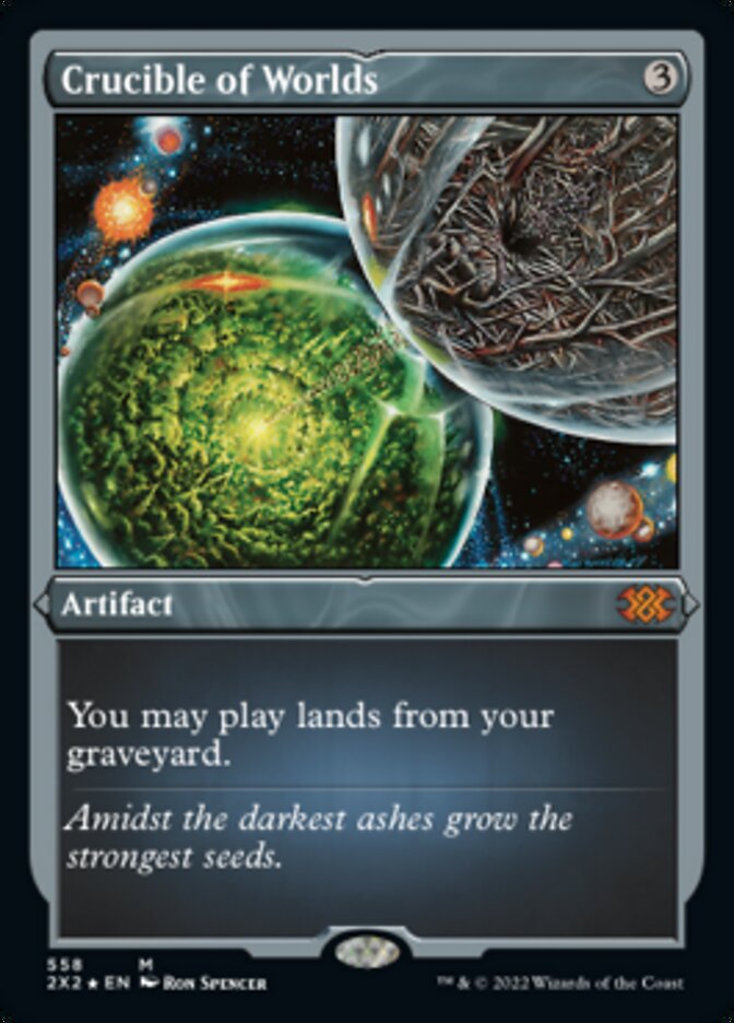 Crucible of Worlds (Foil Etched) [Double Masters 2022] | Webway Games