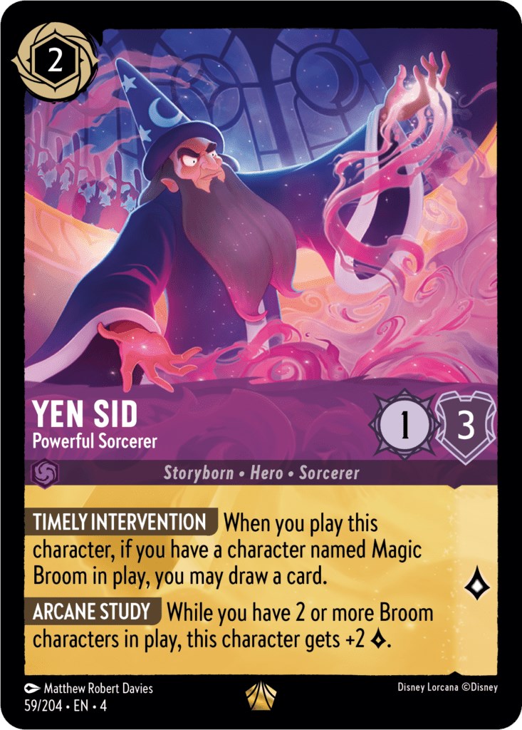 Yen Sid - Powerful Sorcerer (59/204) (59/204) [Ursula's Return] | Webway Games