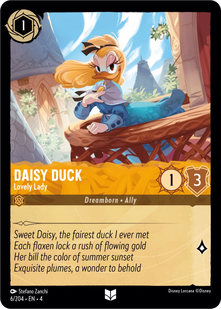 Daisy Duck - Lovely Lady (6/204) [Ursula's Return] | Webway Games