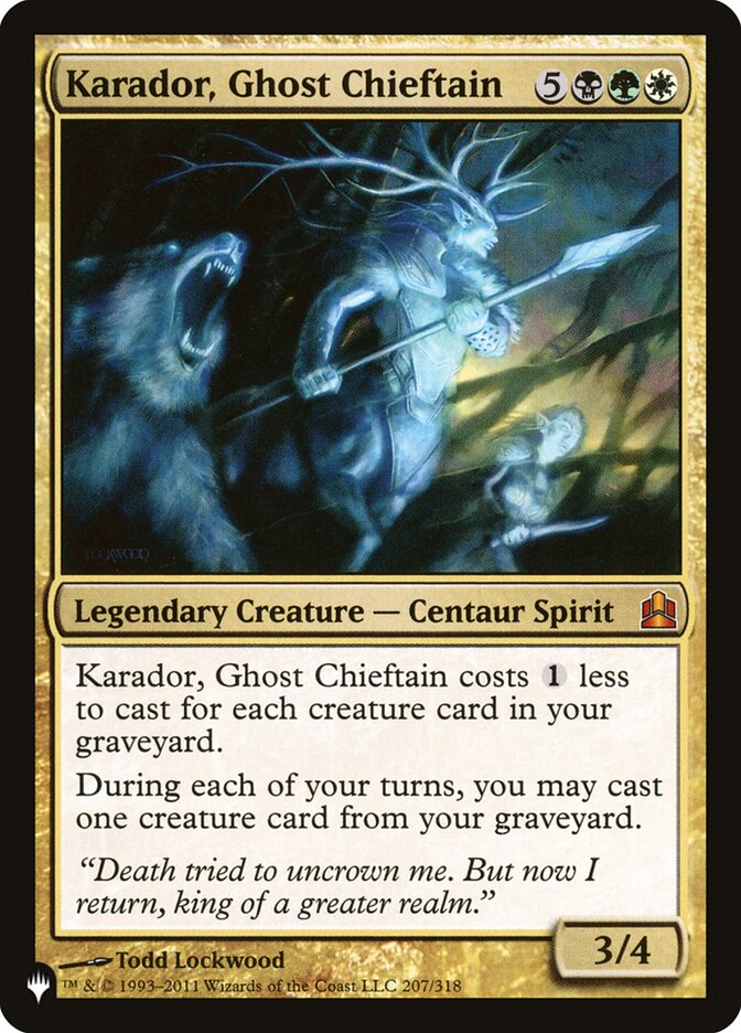 Karador, Ghost Chieftain [The List] | Webway Games