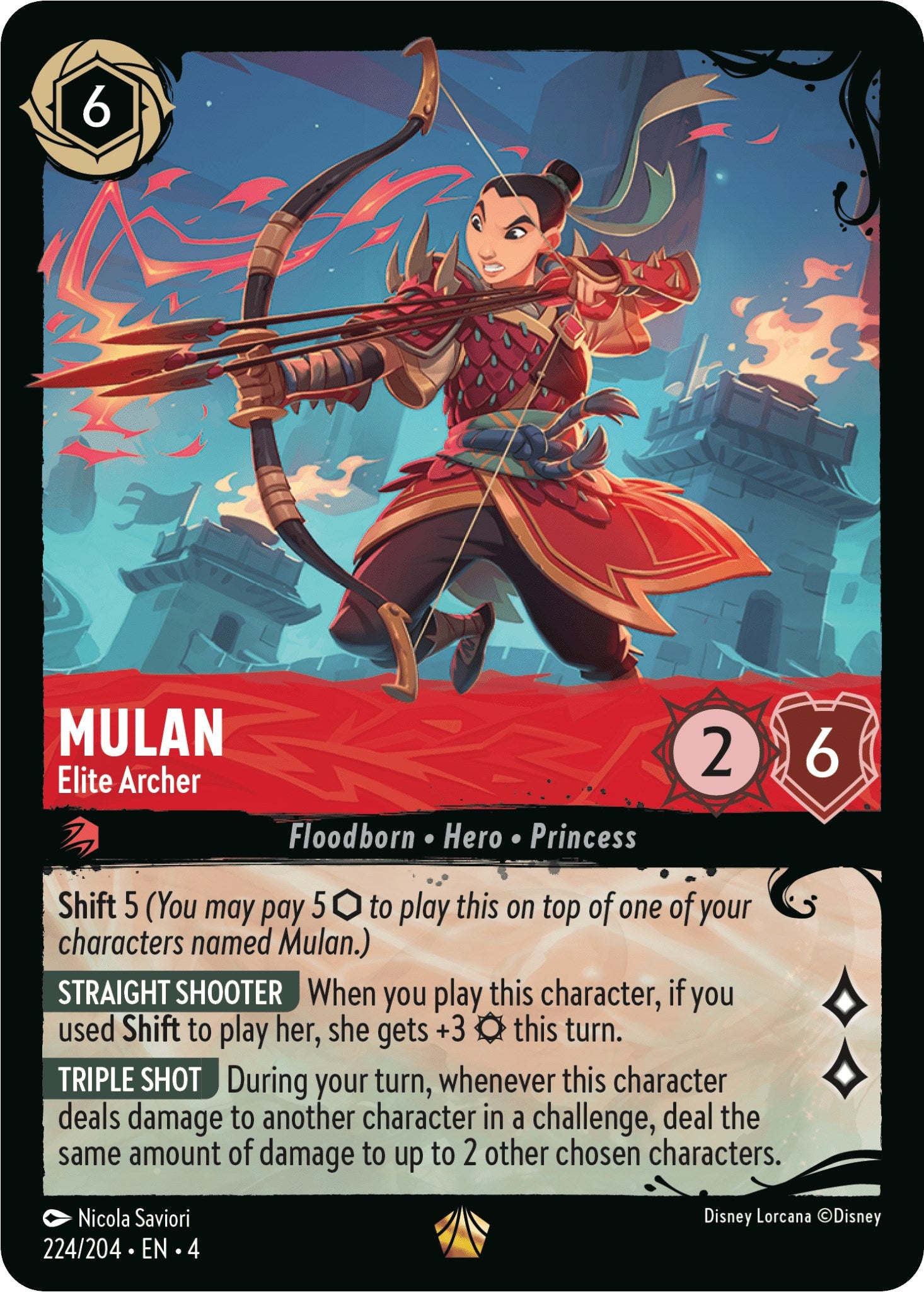 Mulan - Elite Archer (224/204) (244/204) [Illumineer's Quest: Deep Trouble] | Webway Games