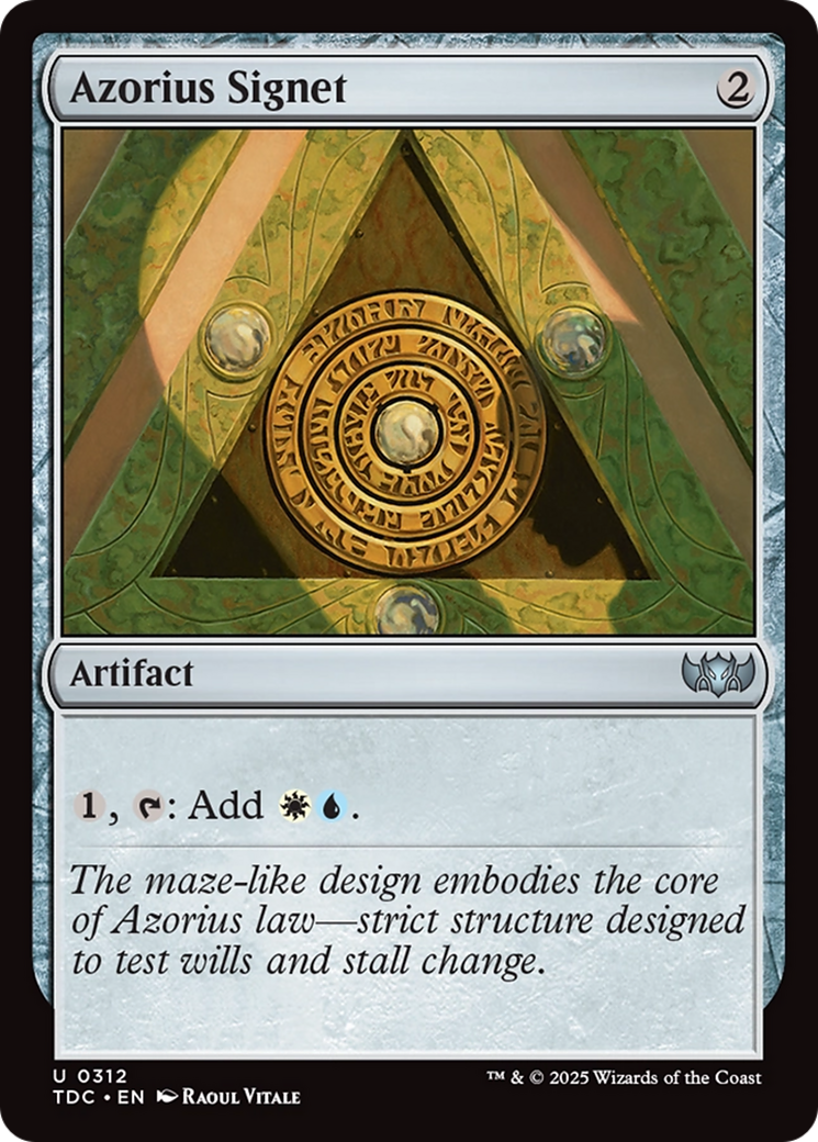 Azorius Signet [Tarkir: Dragonstorm Commander] | Webway Games