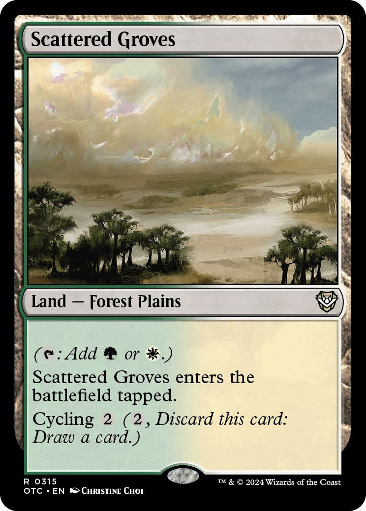 Scattered Groves [Outlaws of Thunder Junction Commander] | Webway Games