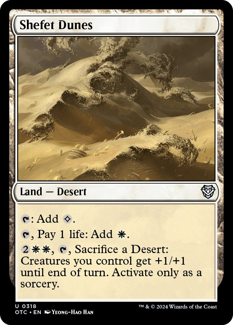 Shefet Dunes [Outlaws of Thunder Junction Commander] | Webway Games