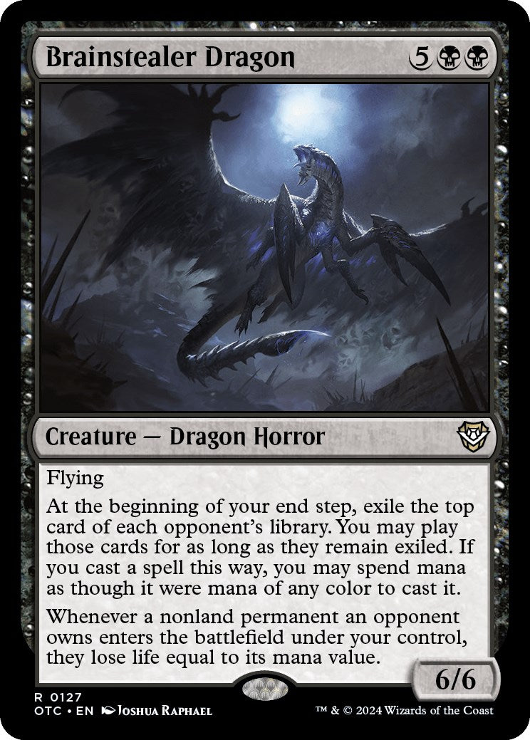 Brainstealer Dragon [Outlaws of Thunder Junction Commander] | Webway Games