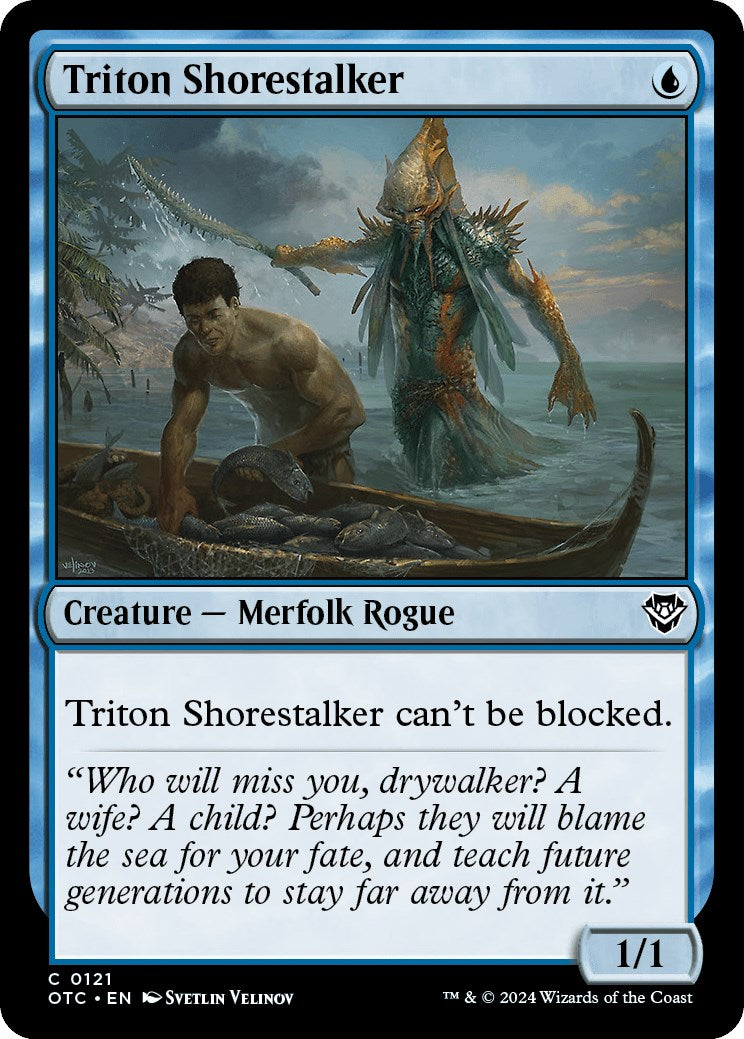 Triton Shorestalker [Outlaws of Thunder Junction Commander] | Webway Games