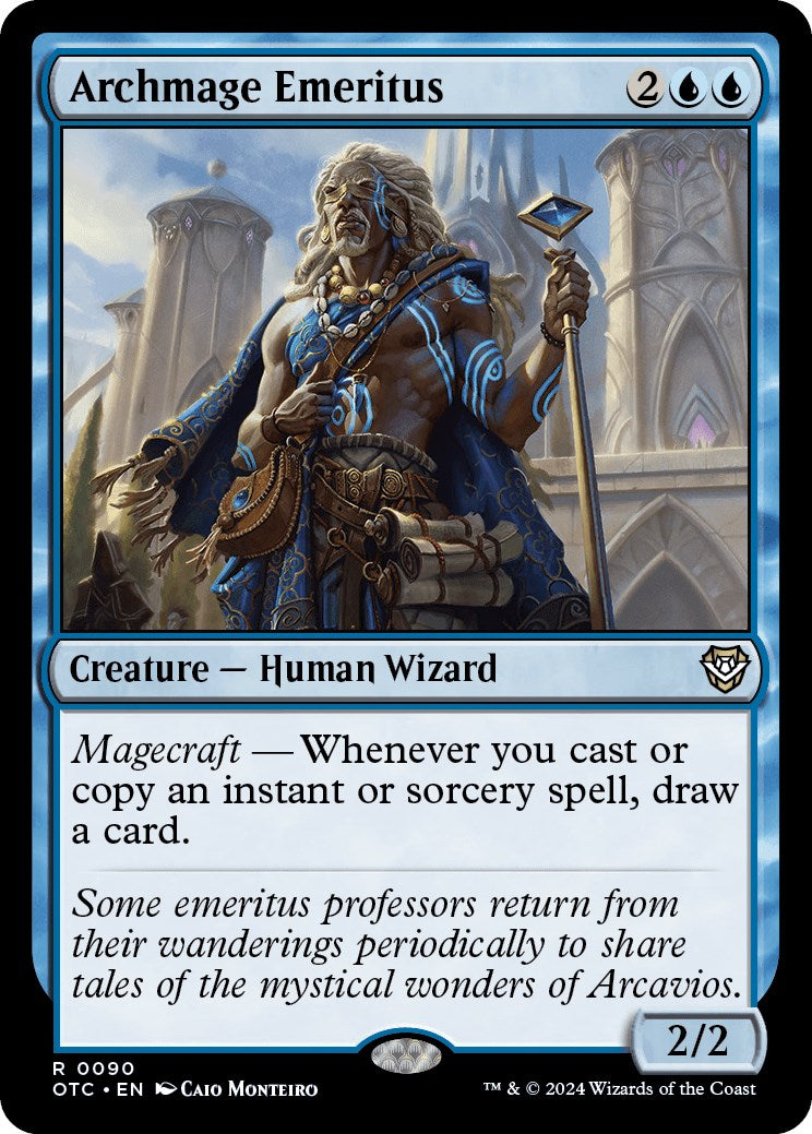 Archmage Emeritus [Outlaws of Thunder Junction Commander] | Webway Games