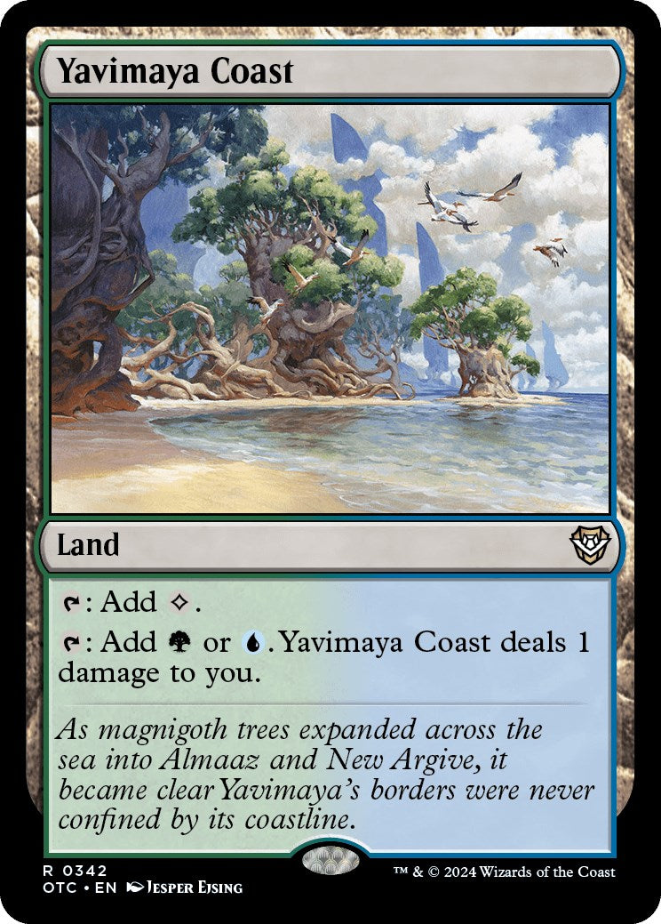 Yavimaya Coast [Outlaws of Thunder Junction Commander] | Webway Games