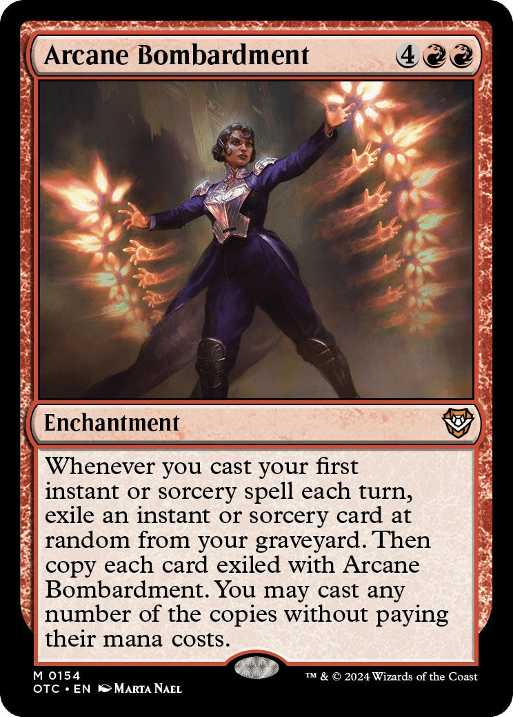 Arcane Bombardment [Outlaws of Thunder Junction Commander] | Webway Games