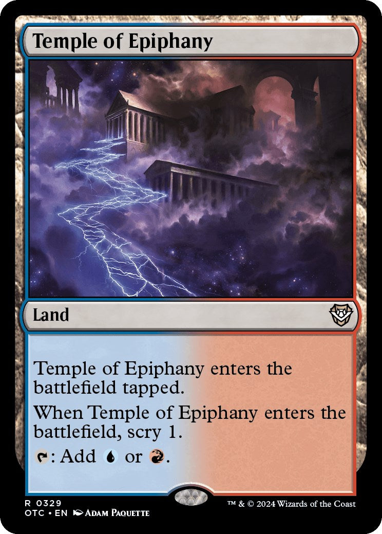 Temple of Epiphany [Outlaws of Thunder Junction Commander] | Webway Games