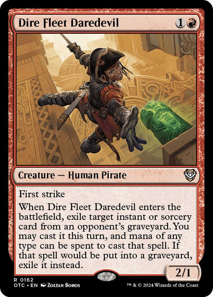 Dire Fleet Daredevil [Outlaws of Thunder Junction Commander] | Webway Games