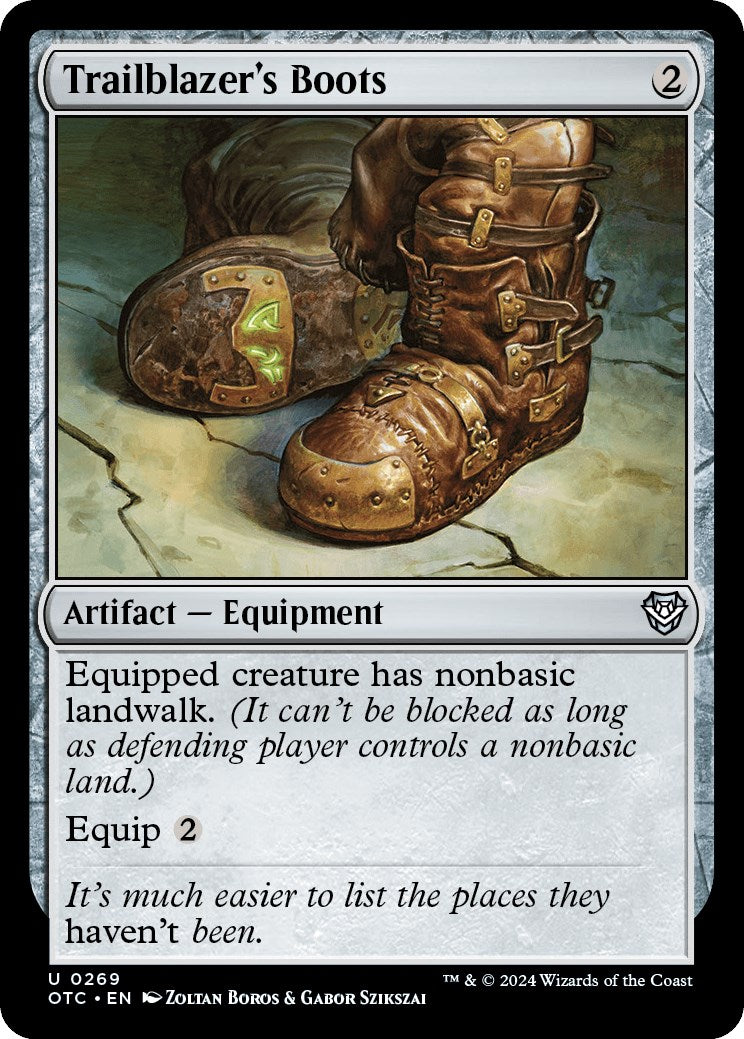 Trailblazer's Boots [Outlaws of Thunder Junction Commander] | Webway Games