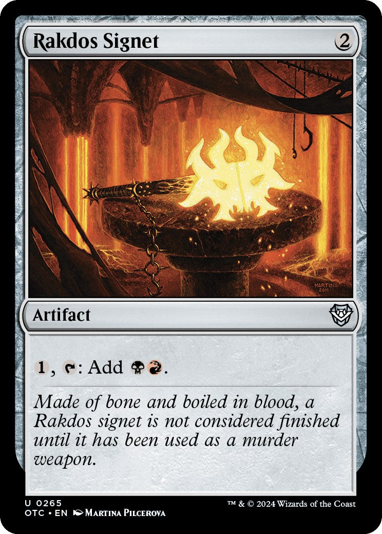 Rakdos Signet [Outlaws of Thunder Junction Commander] | Webway Games