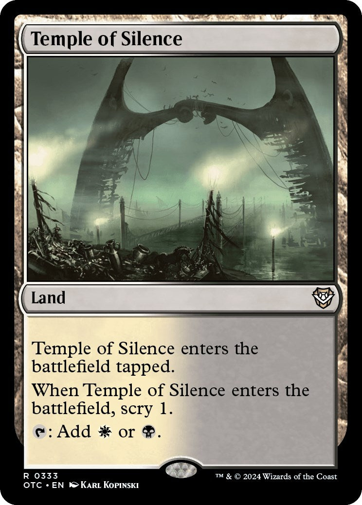 Temple of Silence [Outlaws of Thunder Junction Commander] | Webway Games