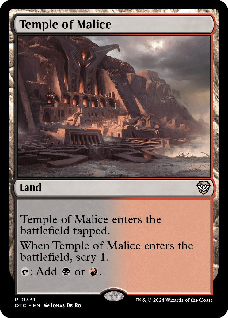 Temple of Malice [Outlaws of Thunder Junction Commander] | Webway Games