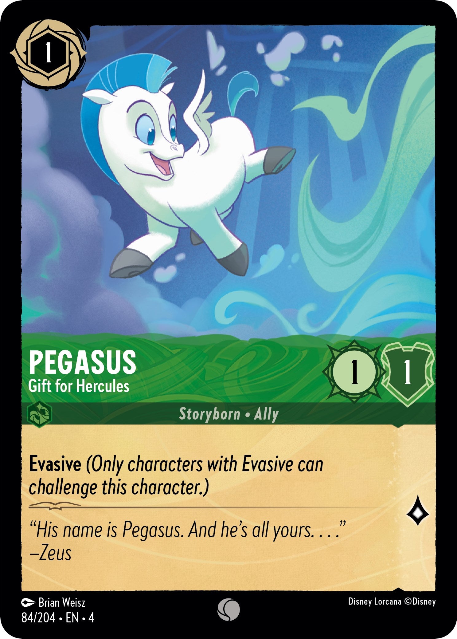 Pegasus - Gift for Hercules (84/204) [Ursula's Return] | Webway Games