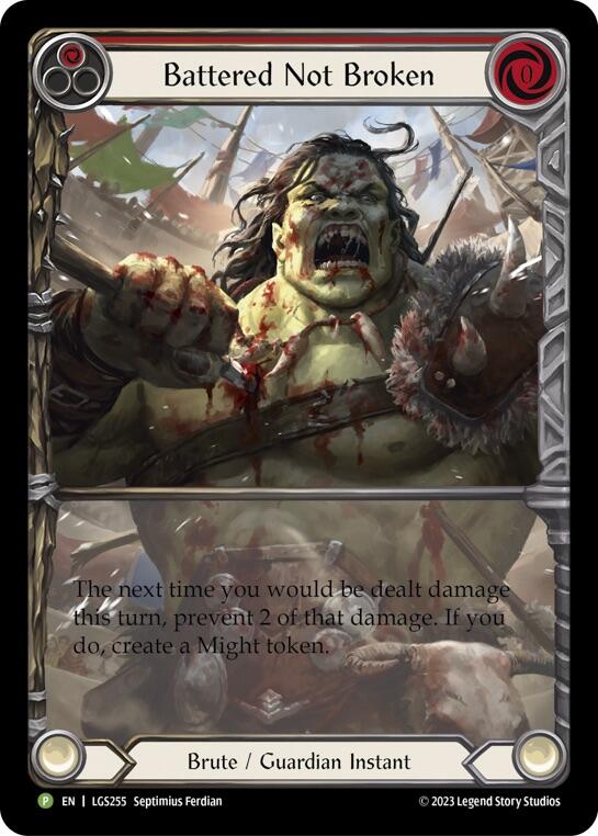 Battered Not Broken [LGS255] (Promo)  Rainbow Foil | Webway Games