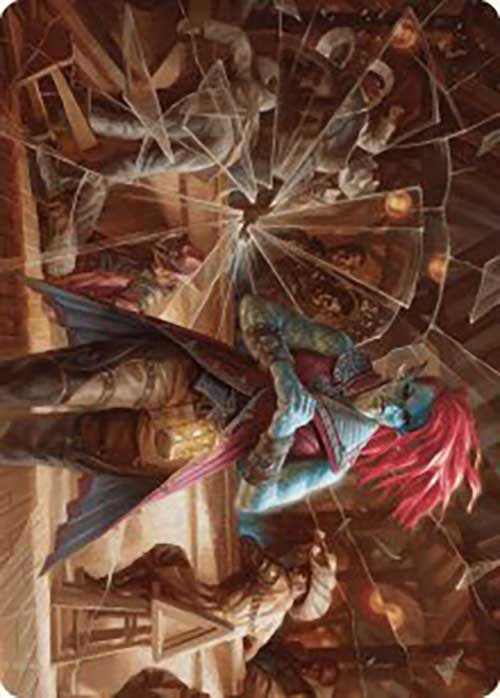 Obeka, Splitter of Seconds Art Card [Outlaws of Thunder Junction Art Series] | Webway Games