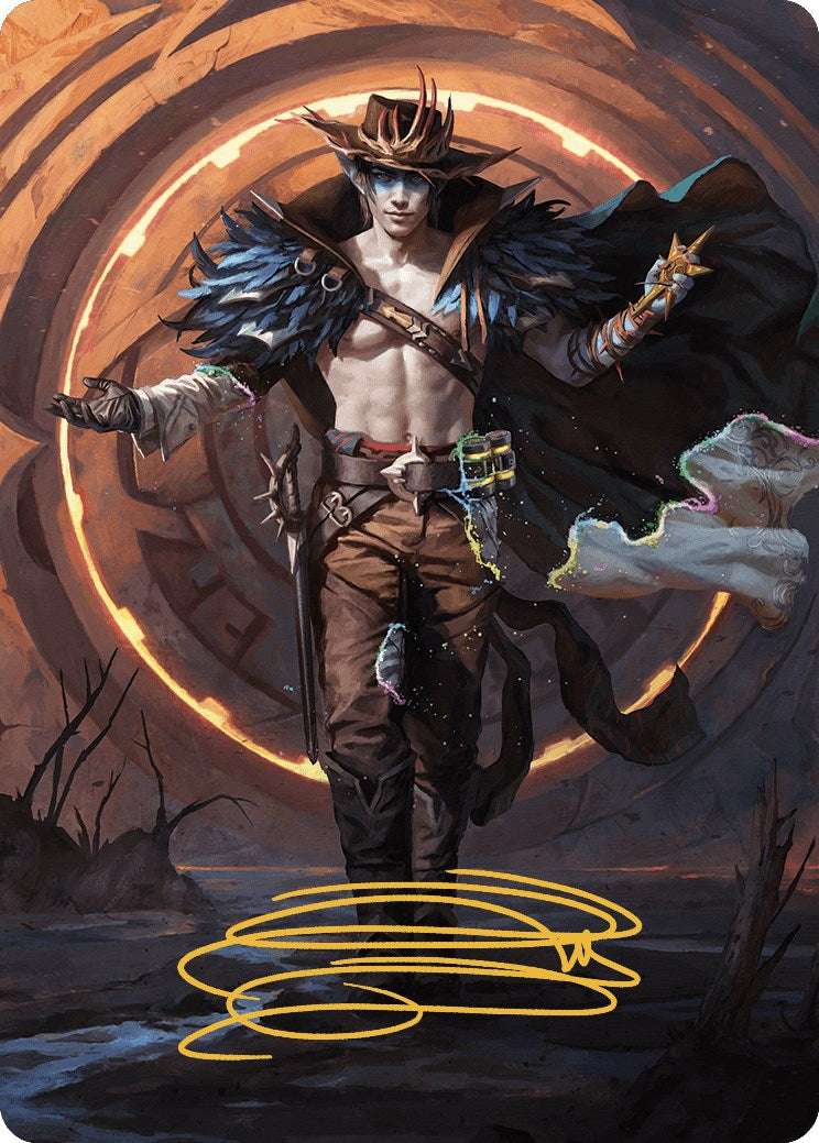 Oko, the Ringleader Art Card (29/54) (Gold-Stamped Signature) [Outlaws of Thunder Junction Art Series] | Webway Games