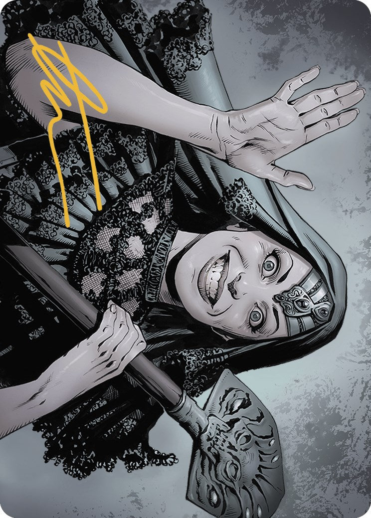 Gisa, the Hellraiser Art Card (Gold-Stamped Signature) [Outlaws of Thunder Junction Art Series] | Webway Games