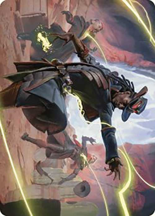 Lilah, Undefeated Slickshot Art Card [Outlaws of Thunder Junction Art Series] | Webway Games