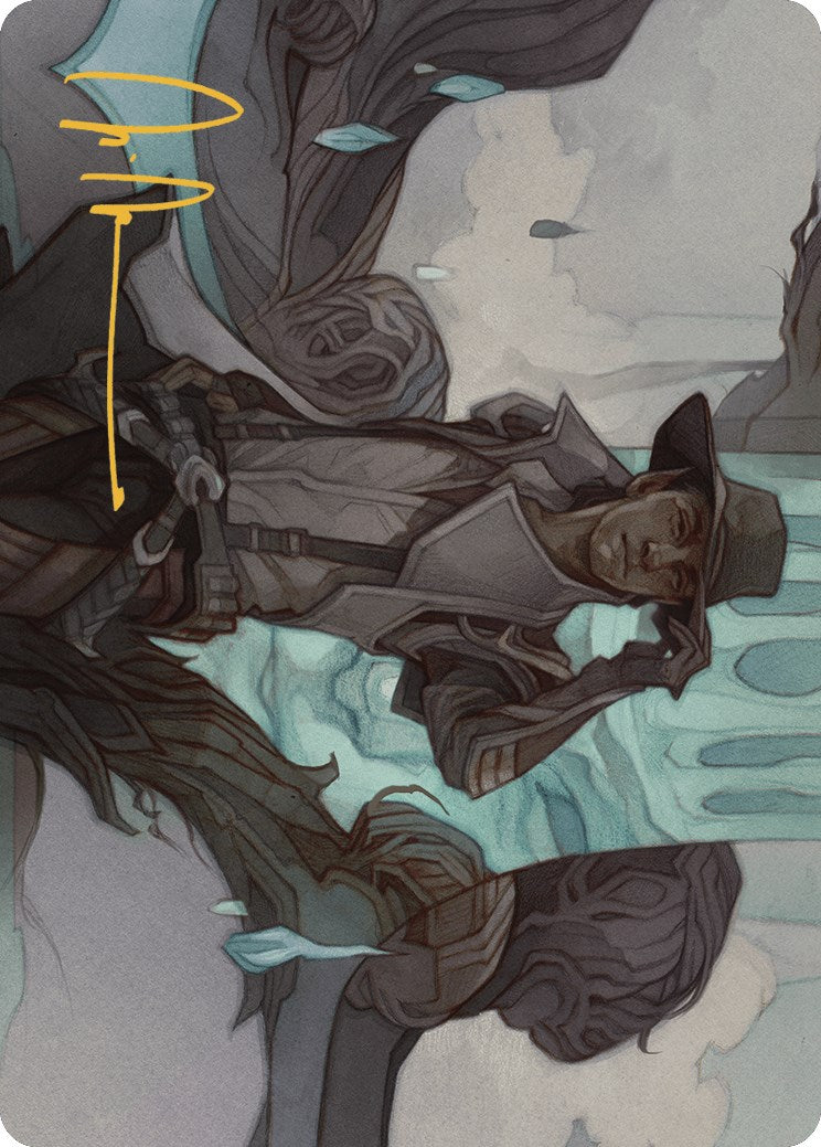 Kellan Joins Up Art Card (Gold-Stamped Signature) [Outlaws of Thunder Junction Art Series] | Webway Games
